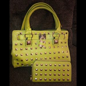 Green and Gold Purse